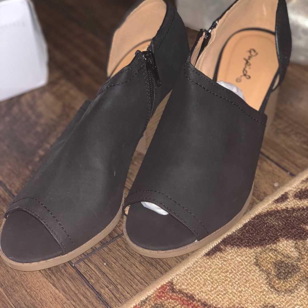 Qupid black shoes